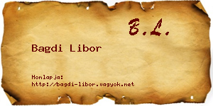 Bagdi Libor névjegykártya